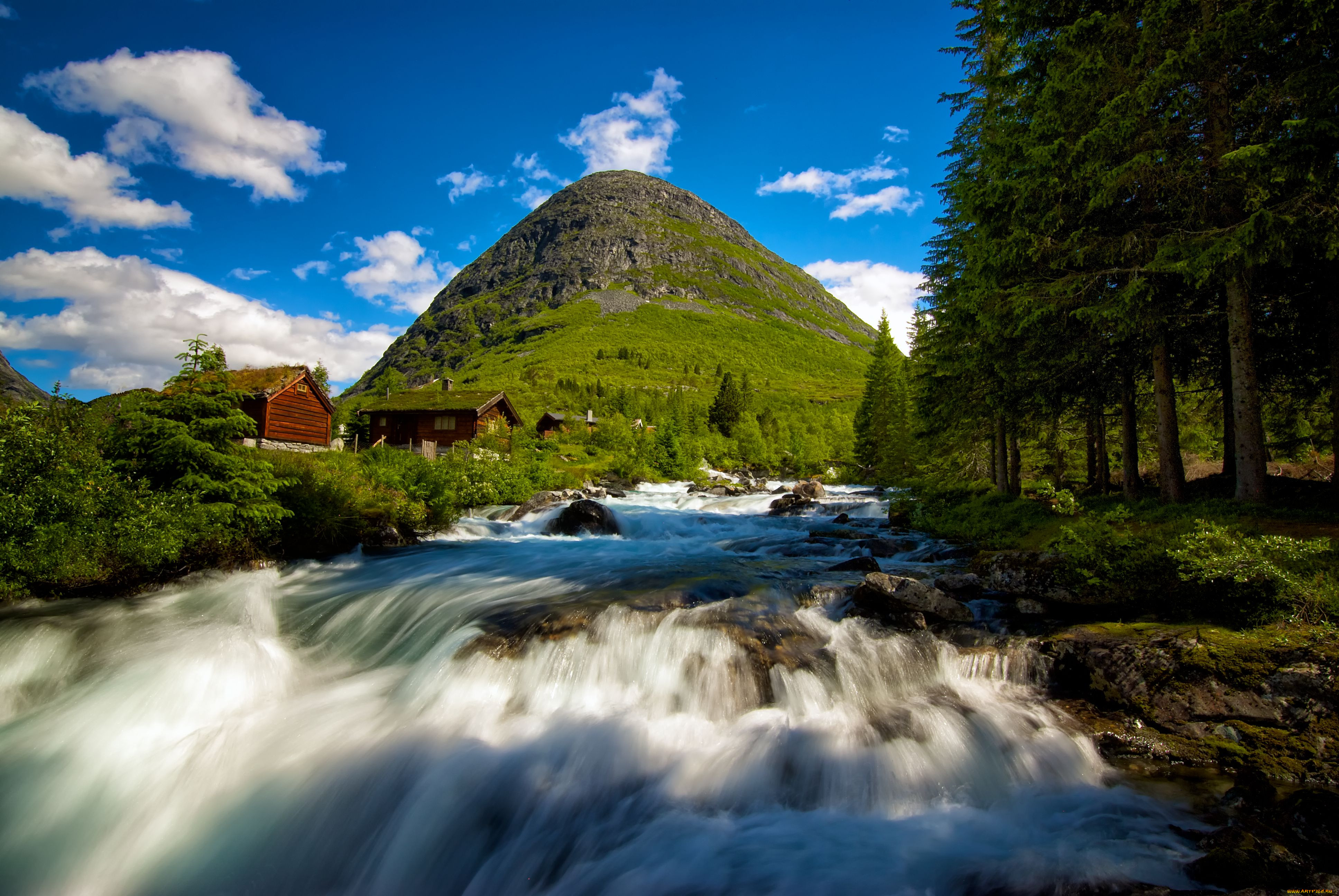 Река Логен в Норвегии